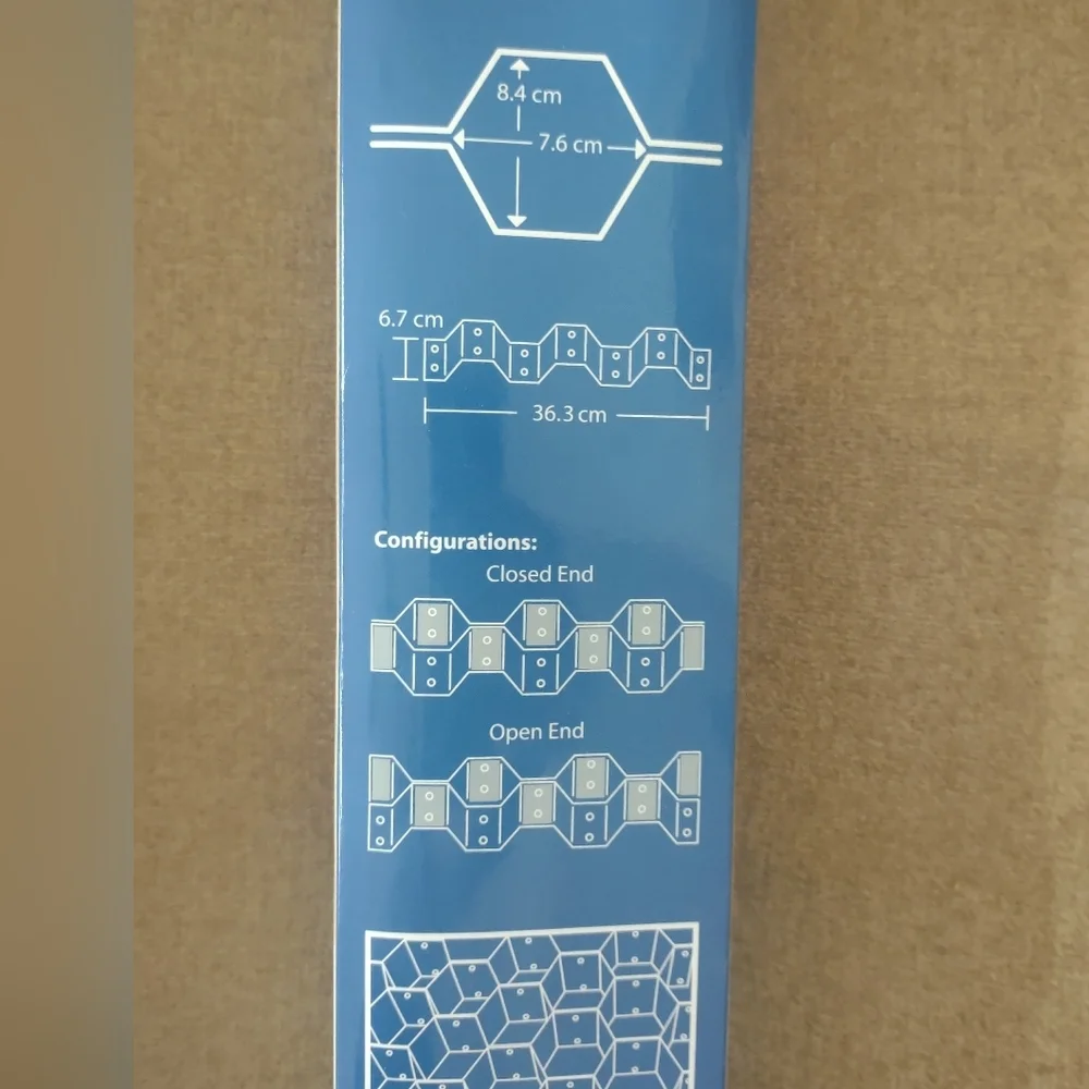 NWT TWO sets of Honeycomb Drawer Organizer Plastic Partition Cabinet Cla…